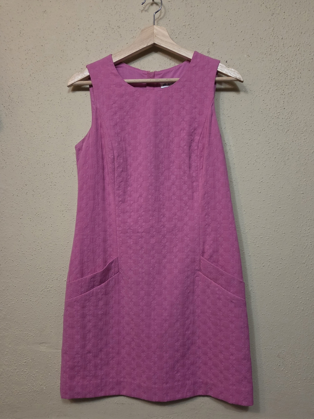 Southern Tide Dress Womens 2 Textured Sleeveless Mini Pink